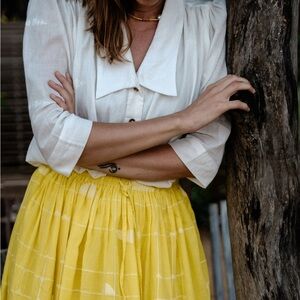 World of Crow Antique Vintage Blouse